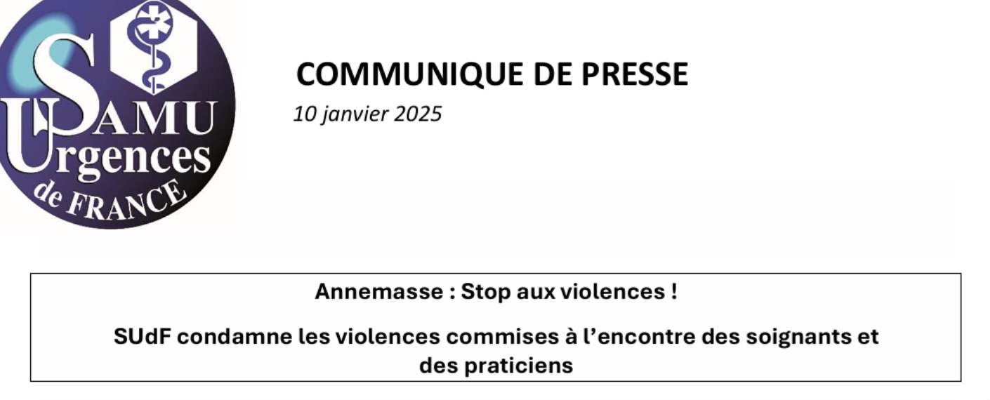Annemasse : Stop aux violences ! SUdF condamne les violences commises à l’encontre des soignants et des praticiens